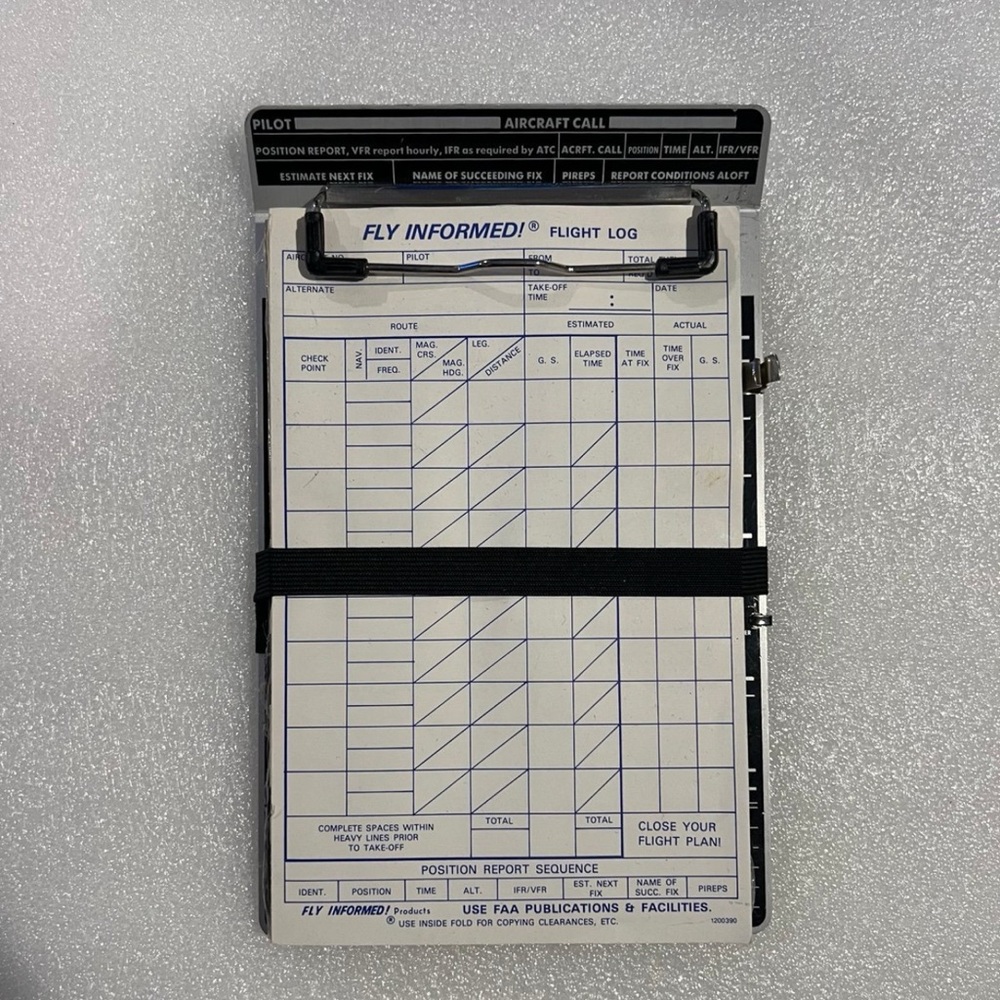 Flight Log Clipboard